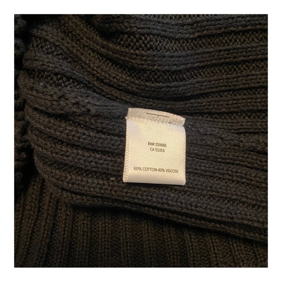 Bobi Black Cut Out Sweater - Black NWT - Picture 5 of 7